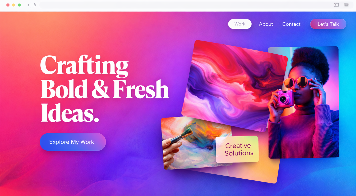 Professional Website Builder Landscape