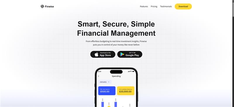 Financial App preview