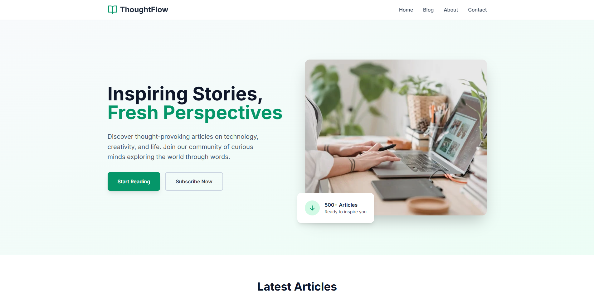 Personal Blog preview
