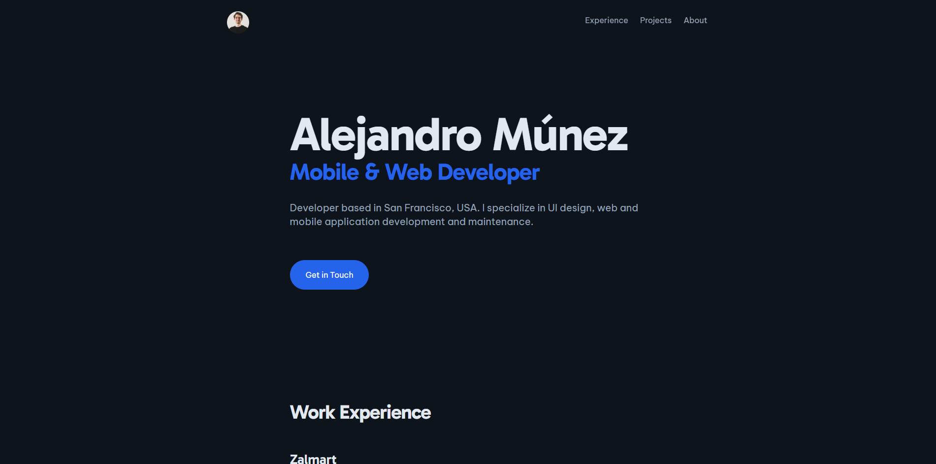 Portfolio preview
